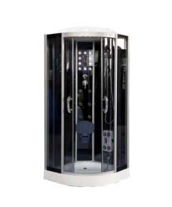 DOCCIA IDROMASSAGGIO DECOR BAGNO "VESTA" CON SEDILE 90x90X215 CM